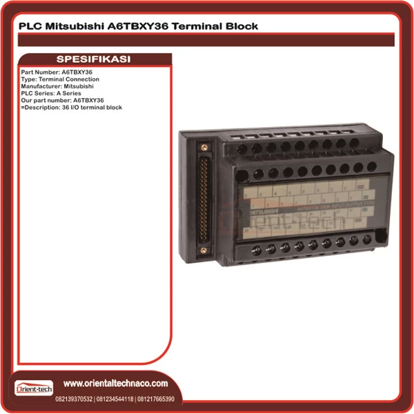 PLC / Programmable Logic Controller Mitsubishi A6TBXY36 Terminal Block