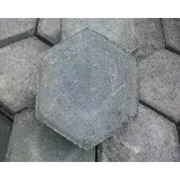 Plain Hexagon Concrete Paving Blocks 6 cm thick