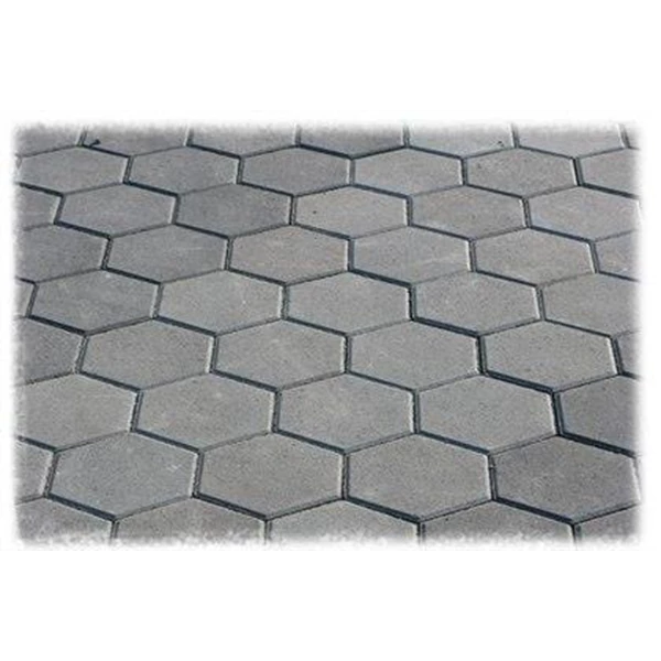 Plain Hexagon Concrete Paving Blocks 6 cm thick