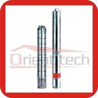 Stainless steel submersible borehole pump