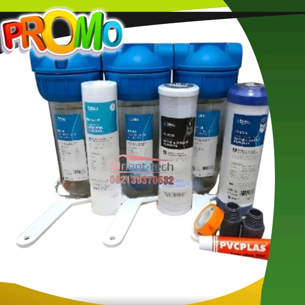 paket filter air penguin bleu pp cto gac 10 inch