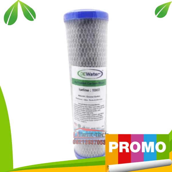 katrid filter air karbon aktif cto dewater 10 inch
