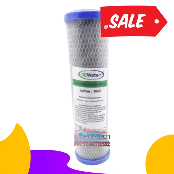katrid filter air karbon aktif cto dewater 10 inch