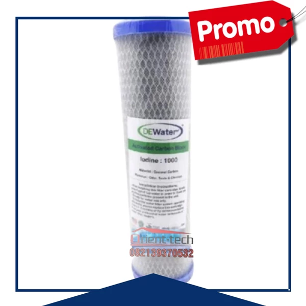 katrid filter air karbon aktif cto dewater 10 inch
