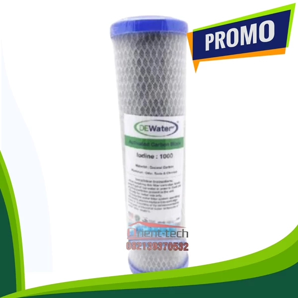 katrid filter air karbon aktif cto dewater 10 inch