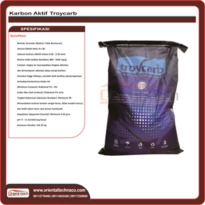 troycarb activated carbon filter media 25 kg packaging