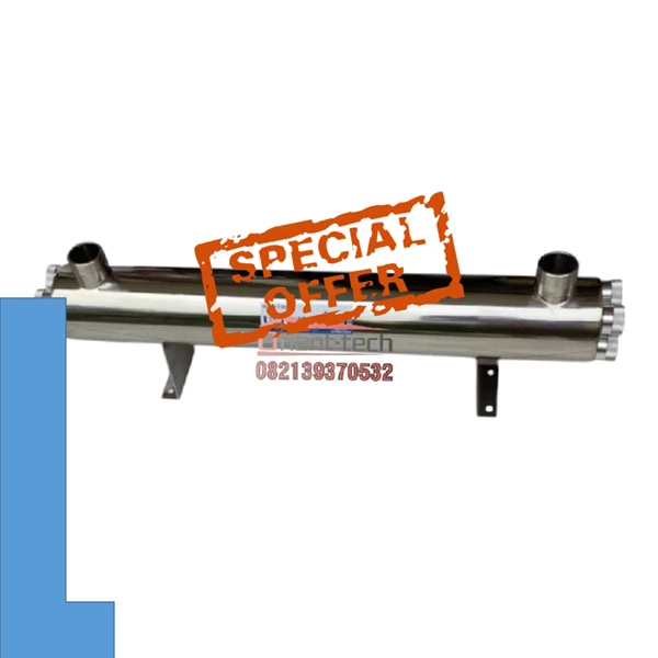 Sterilisasi air minum ultraviolet UVC kapasitas 60 gpm 5 lampu