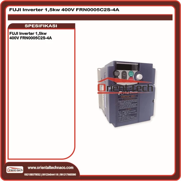 Inverter dan Konverter FUJI Inverter 1,5kw 400V FRN0005C2S-4A