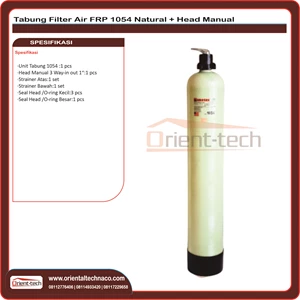 natural FRP fiber water filter tube and manual head