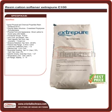 Resin kation softener extrepure C100 Cation