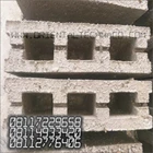 Three Hole Pressed Concrete Brick Franco Size 40 X 20 X 10 Cm 2