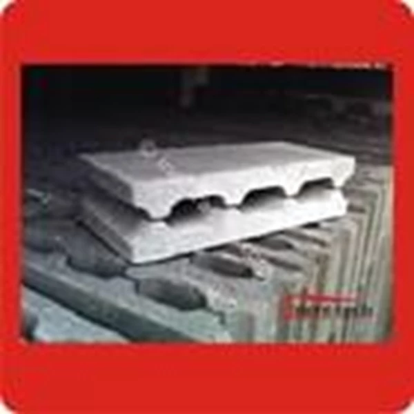 Three Hole Pressed Concrete Brick Franco 40 X 20 X 10 Cm