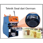 THE MACHINE SEALS THE GLASS CUP SEMI AUTOMATIC SEALER 8