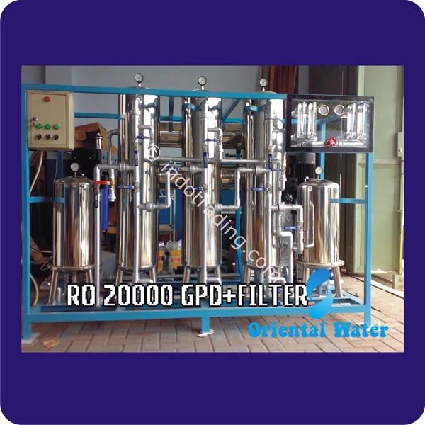 Reverse Osmosis Brackish Water 20000 Gpd 2500 Liter Per Hour