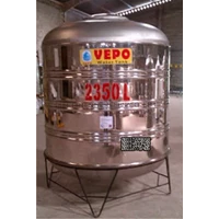 Tandon Air Vepo Stainless Steel 2000 Liter atau 2350 Liter