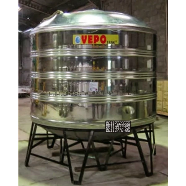 Tandon Air Vepo Stainless Steel 5000 Liter atau 5300 Liter
