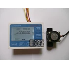 Water Flow Control LCD Display Flow Sensor Solenoid valve  Power 4