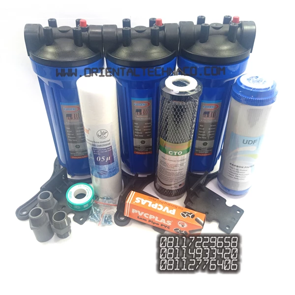 Paket filter air standart 3 housing