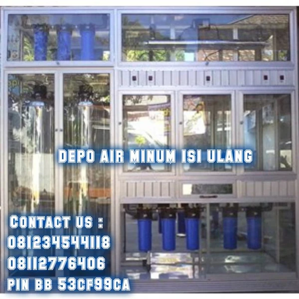 Paket Depo Air Minum Isi Ulang RO basic