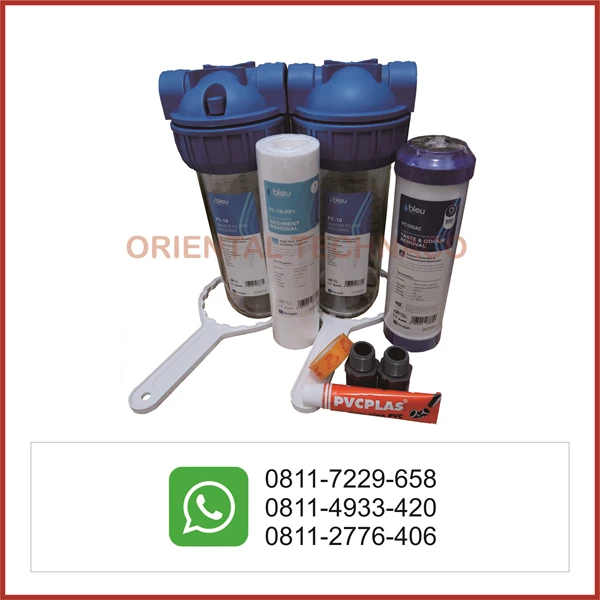 Penguin Water Filter Package BLEU 10"- PP+GAC