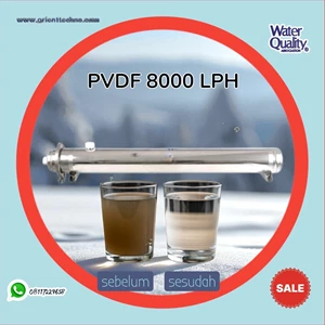Mesin Ultrafiltrasi (UF) PVDF 8000 LPH  Filter Air Industri & Komersial