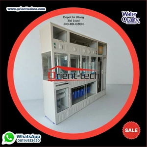 Jual Paket Depot Air Minum RO 1000 GPD  3 Isi 1 Cuci + Ozon Bio