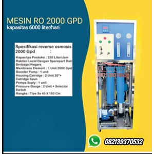Keunggulan Mesin RO 2000 GPD untuk wtp industri
