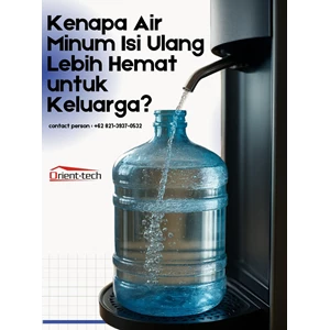 Kenapa Air Minum Isi Ulang Lebih Hemat untuk Keluarga?