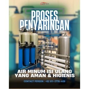 Proses Penyaringan Air Minum Isi Ulang yang Aman & Higienis